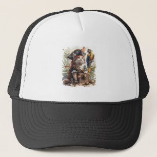 Casquette Trésor de chat pirate