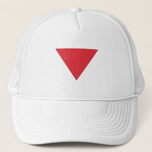 Casquette Triangle rouge inversé