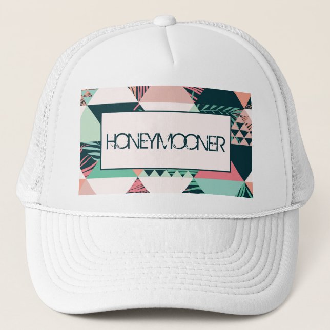 Casquette Triangles botaniques (Devant)