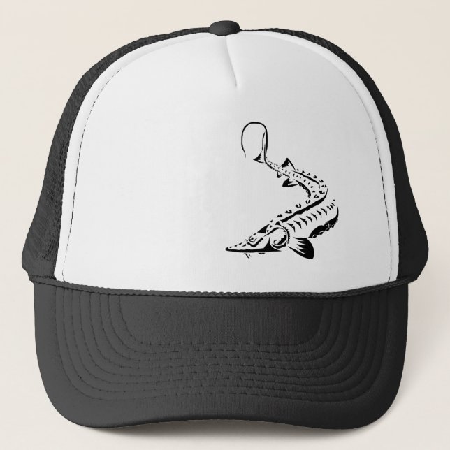 Casquette Tribal de Shovelnose-Pallid Sturgeon - Casquette,  (Devant)