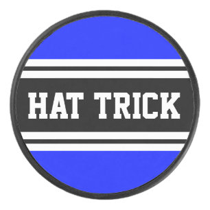CASQUETTE TRICK Bright Bleu Noir Blancs de course