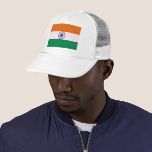Casquette Tricolore indien Tiranga