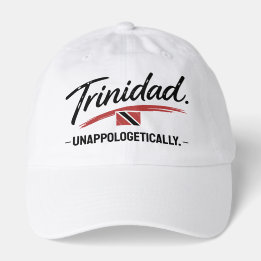 Casquette Trinidad Fièrement Fier Pride TEXTE NOIR