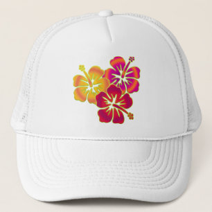 Casquette trio hibiscus