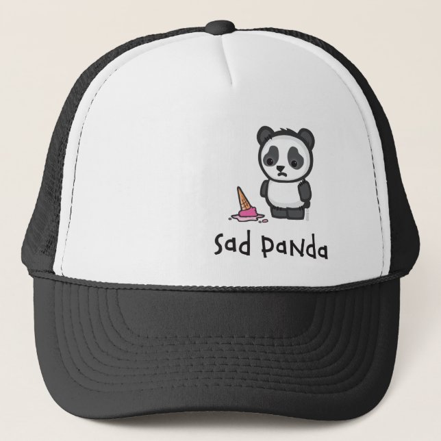 Casquette triste de panda (Devant)