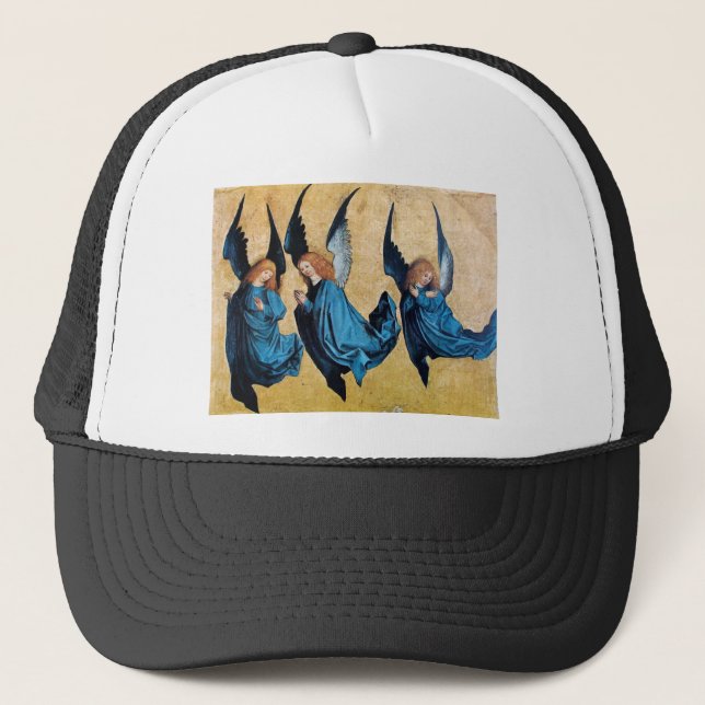 CASQUETTE TROIS ANGES EN BLEU (Devant)