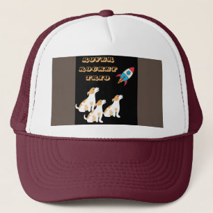 Casquette Trois Beaux Chiens Qui Regardent Rocket