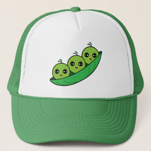 Casquette Trois pois dans une cosse