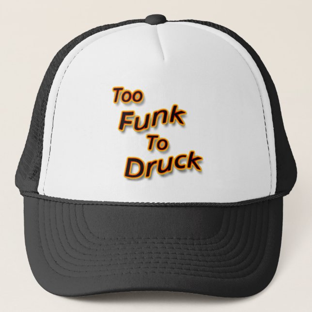 Casquette Trop trouille à lumineux ivre (Devant)