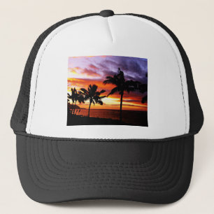 Casquette Tropical beach sunset