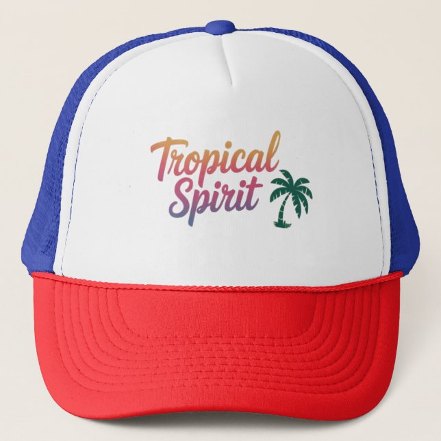 Casquette Tropical spirit (Devant)