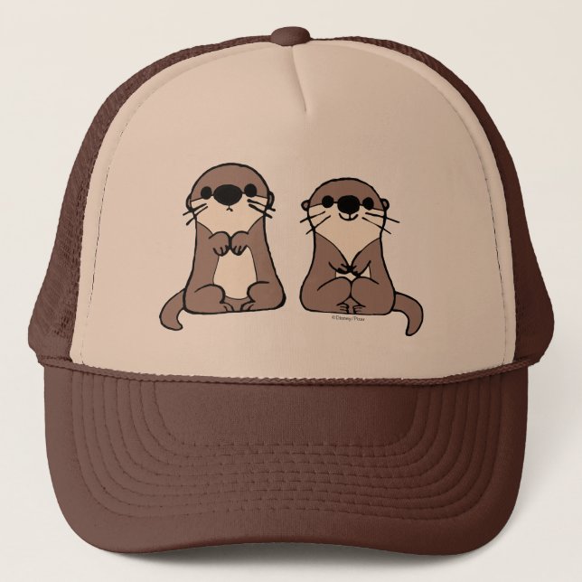 Casquette Trouver Dory | Cartoon d'Otter (Devant)