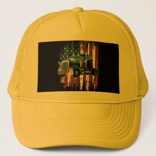 Casquette Trucker American Flag Truck Driver Truck Driver Gi
