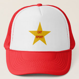 Casquette trucker blanc/rouge  CATALUNA SPORT