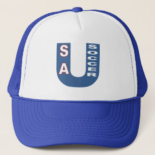 Casquette  Trucker blanc/royal USA SOCCER Hat