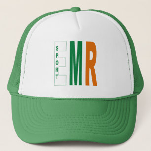 Casquette trucker blanc/vert EMILIE ROMAGNA SPORT