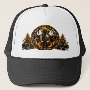 Casquette Trucker Corne Noire – Casque Viking en F