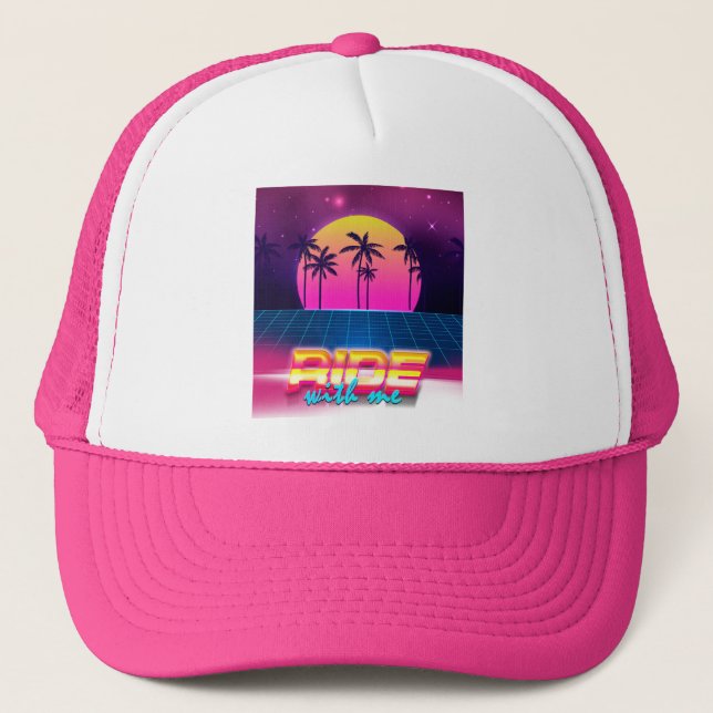 Casquette Trucker de baseball des années 80 et 90 (Devant)