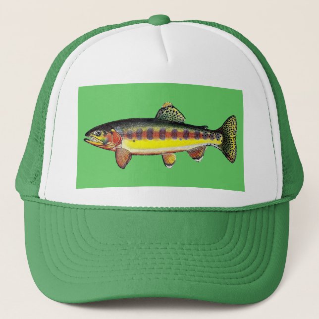 Casquette Trucker "Golden Trout" (Devant)