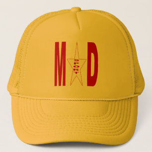 Casquette trucker jaune MADRID SPORT
