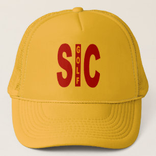 Casquette  Trucker jaune  SICILA  GOLF