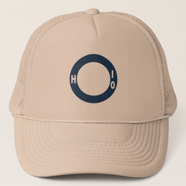 Casquette Trucker kaki DESIGN OHIO (Devant)