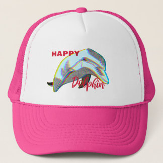 Casquette Trucker Pet Happy Dolphin