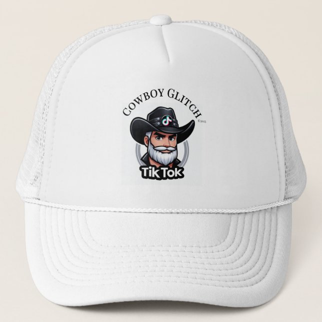 Casquette Trucker | TikTok | Cowboy Glitch (Devant)