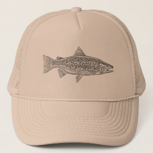 Casquette Trucker Truite Fario Plein
