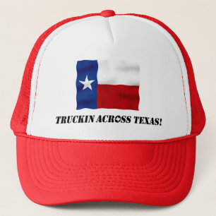 Casquette Truckin au Texas - Chapeau de camion rouge