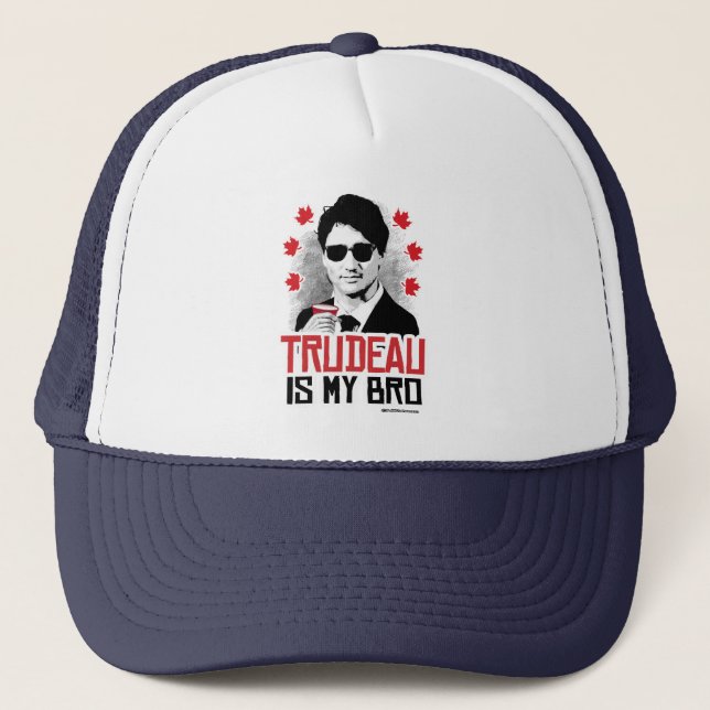 Casquette Trudeau est mon Bro - .png (Devant)