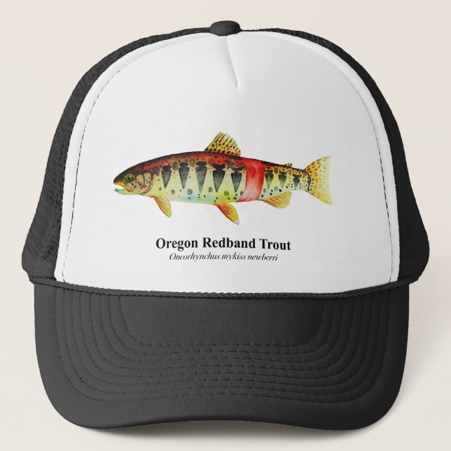 Casquette Truite à bandes rouges de l'Oregon; (Devant)