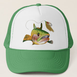 Casquette Truite et mouche