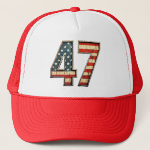 Casquette Trump 2024 47 Drapeau américain 47 Trump 2024