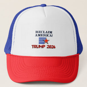Casquette Trump 2024 Récupérer un chapeau de camion américai