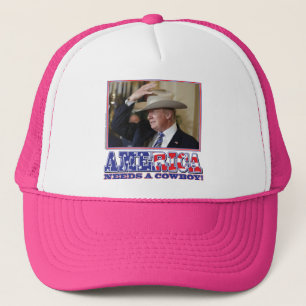 CASQUETTE TRUMP-AMÉRIQUE-COWBOY