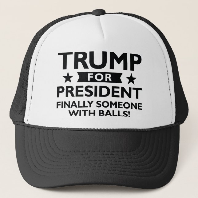 Casquette Trump et le président (Devant)
