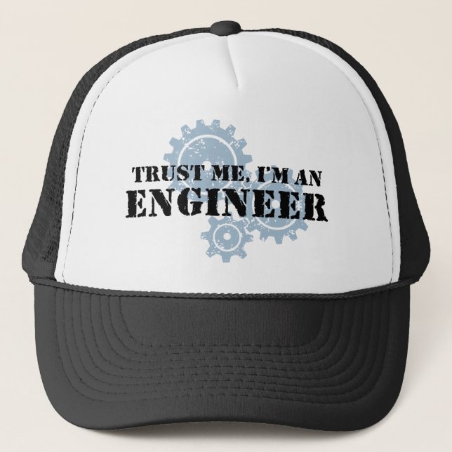 Casquette Trust Me I'm An Engineer (Devant)