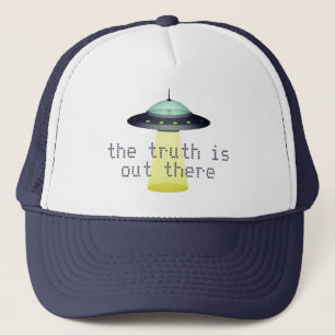Casquette "Truth is out there" Alien in UFO w tractor beam