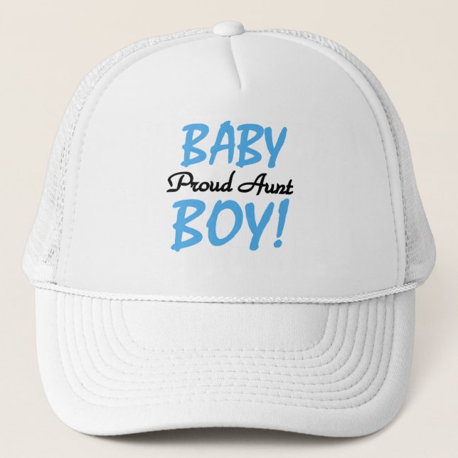 Casquette Tshirts et cadeaux de garçon de tante fière (Devant)