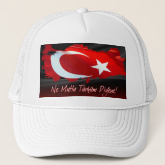 Casquette turc de drapeau