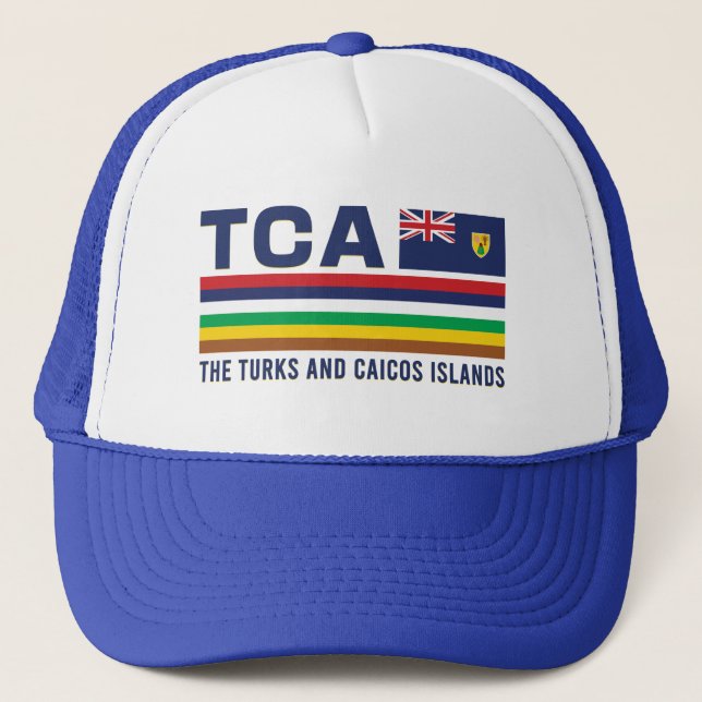 Casquette Turks and Caicos ISO Alpha 3 Design (Devant)