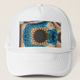 Casquette Turquoise Gold Sun Southwestern Art