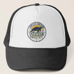 Casquette Turtley Super Papa Design de T-Shirt Vintage Tortu