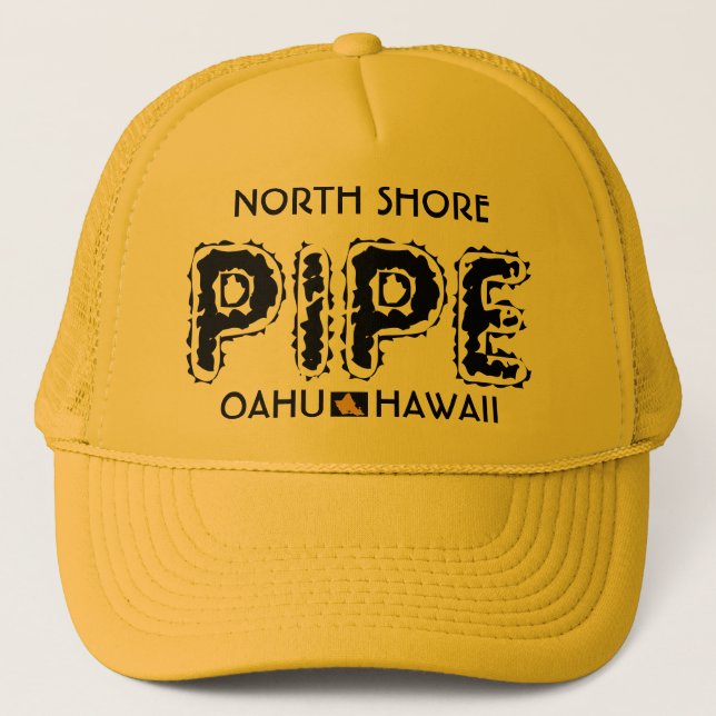 CASQUETTE TUYAU DU NORD OAHU HAWAÏ DE RIVAGE (Devant)