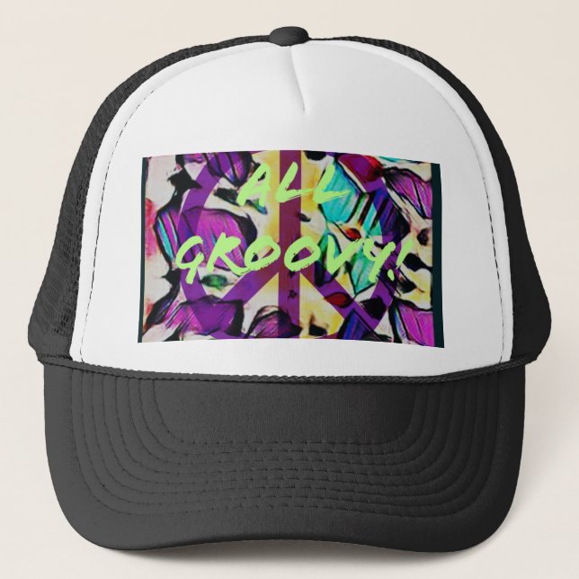 Casquette Tyedye mauve (Devant)