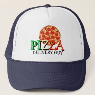 Casquette Type de la livraison de pizza