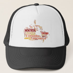 Casquette Type de mot "Canada"