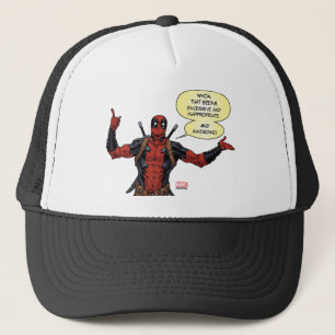 Casquette Type Deadpool Pointing Character