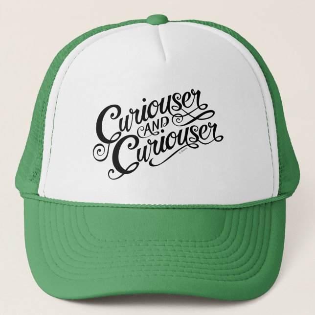 Casquette Typographie | Curiouser et Curiouser (Devant)